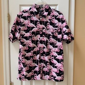 Forever 21 Flamingo Print Shirt